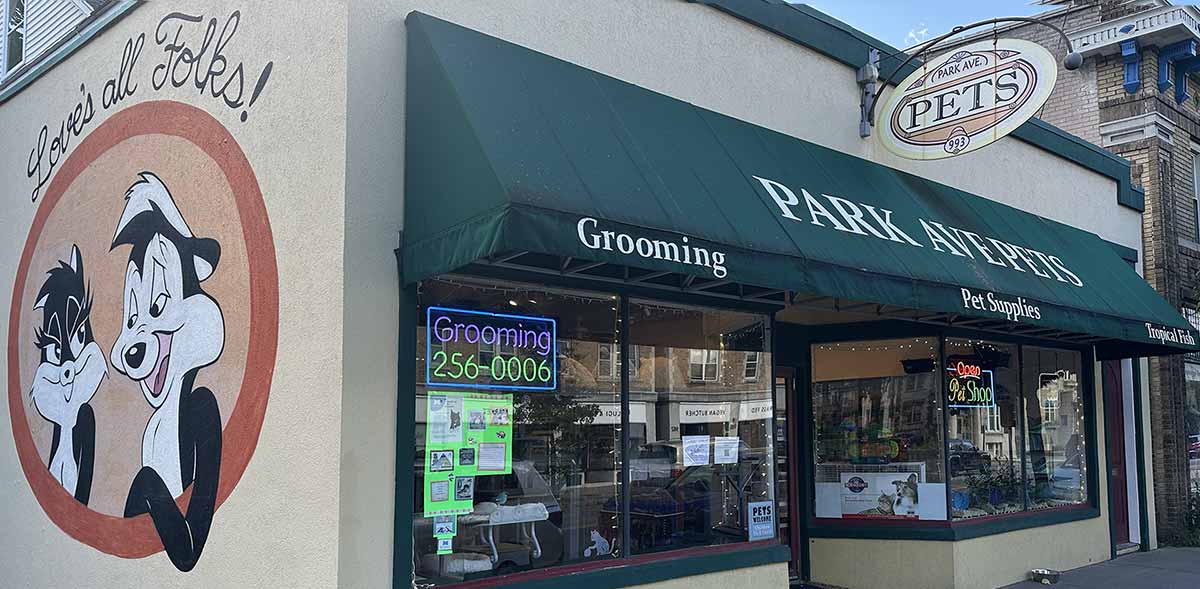 pet store front